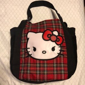 Hello Kitty Red Plaid purse